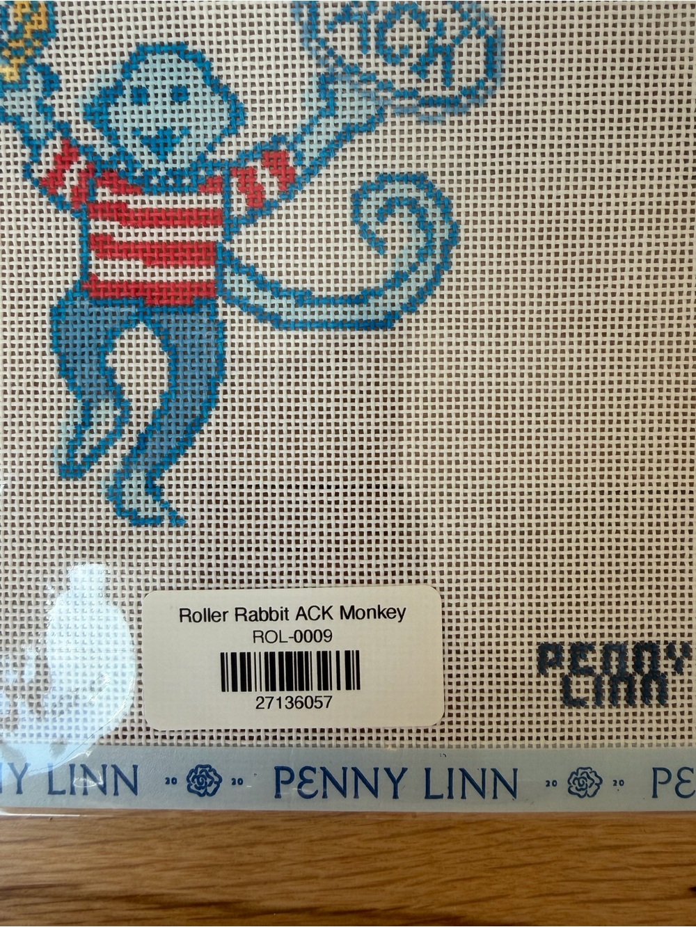 Roller Rabbit ACK Monkey Canvas - Picture 2 of 3